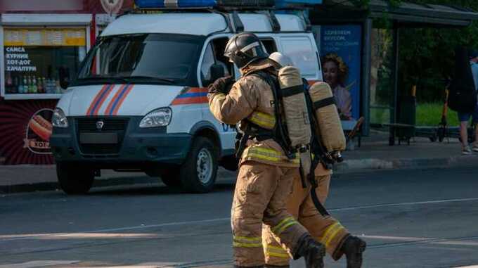 Пожар на московском рынке «Садовод» потушен